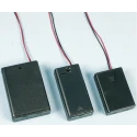 Keystone Battery Holder for AAA Battery 3 Cells Chassis Mount ABS Body with Coil Spring Termination 54mm x 37.5mm x 15mm 2484