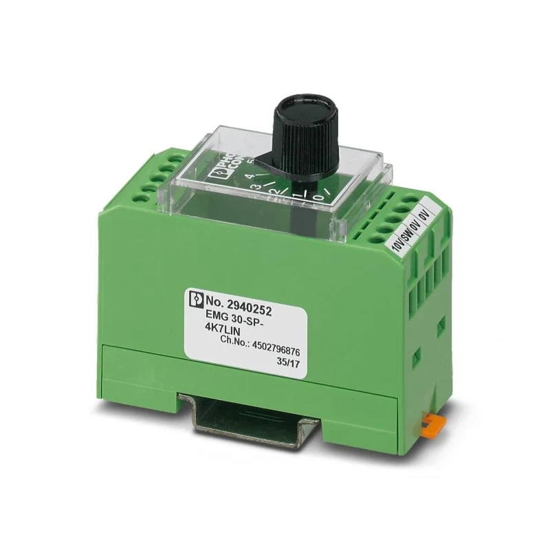 Phoenix Contact EMG Signal Conditioning Potentiometer DIN Rail Mount 0–40°C Operating Temperature 2940252