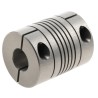 Hengstler Rigid Shaft Coupling 25 mm OD, 32mm Length, Anodised Aluminium, 80 Ncm Torque RS3520065