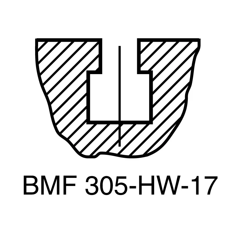 BALLUFF Bracket For Pneumatic Cylinder BMF 305-HW-17