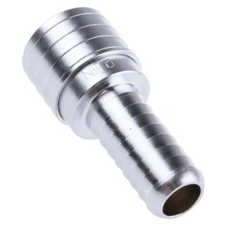Nito Brass Hose Connector 19.05 mm ID, 25 bar, Male to Female BSP, -30°C to 80°C 6150SA8