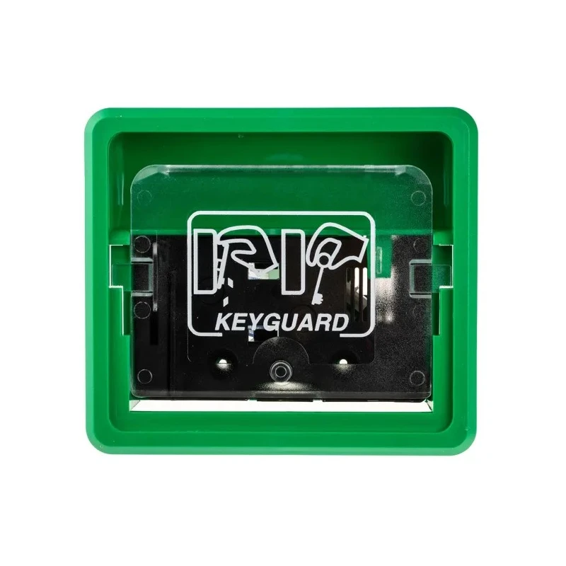 Hoyles K1000 Series Green Fire Alarm Call Point Snatch-off Plastic Window Operated Indoor Battery-Powered K1020G