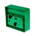 Hoyles K1000 Series Green Fire Alarm Call Point Snatch-off Plastic Window Operated Indoor Battery-Powered K1020G