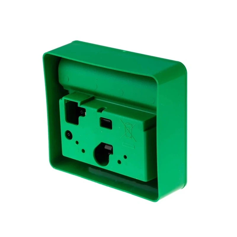 Hoyles K1000 Series Green Fire Alarm Call Point Snatch-off Plastic Window Operated Indoor Battery-Powered K1020G