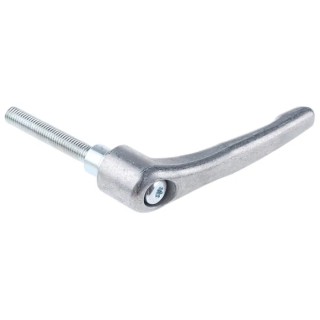 Rose+Krieger Zinc Galvanised Steel Clamp Lever M10 Thread Size 60mm Thread Length 95mm Handle Length RK 90244