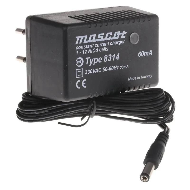 Mascot Battery Pack Charger for 30V ac NiCd NiMH 100mA 50 mAh to 1 Ah Constant Current Charger 8314000137