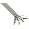Belden 1885ENH Cat7 Ethernet Cable, Shielded Screened, 500 m Length, Low Smoke Zero Halogen Jacket, Grey Color Cat7