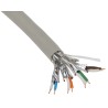 Belden 1885ENH Cat7 Ethernet Cable, Shielded Screened, 500 m Length, Low Smoke Zero Halogen Jacket, Grey Color Cat7