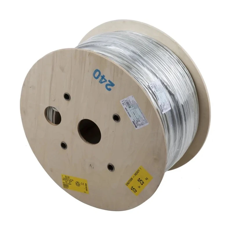 Belden 1885ENH Cat7 Ethernet Cable, Shielded Screened, 500 m Length, Low Smoke Zero Halogen Jacket, Grey Color Cat7