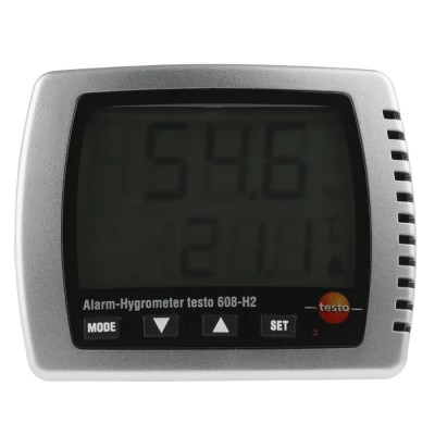 Testo Digital Hygrometer 70 °C Max, ±2 %RH Accuracy, Dewpoint Measurement, Battery Powered 0560 6082