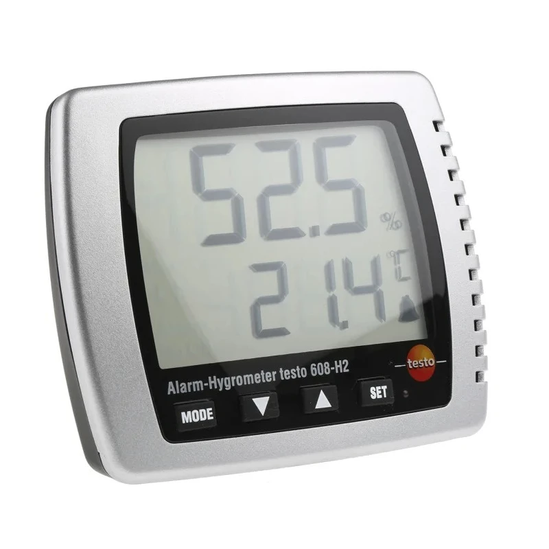 Testo Digital Hygrometer 70 °C Max, ±2 %RH Accuracy, Dewpoint Measurement, Battery Powered 0560 6082