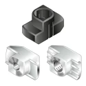 RS PRO M5 T-Slot Nut Connecting Component, Strut Profile 30 mm, Groove Size 8 mm, Compatible with Round Tube Size 3842501752