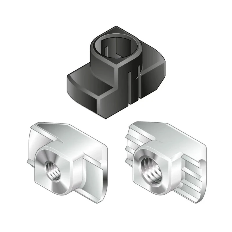 RS PRO M5 T-Slot Nut Connecting Component, Strut Profile 30 mm, Groove Size 8 mm, Compatible with Round Tube Size 3842501752