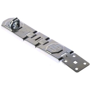 ABUS Steel Zinc Plated Hasp & Staple 12.5 mm Staple Hole Diameter 45 mm Width 195 mm Length XR0110 195