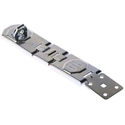 ABUS Steel Zinc Plated Hasp & Staple 12.5 mm Staple Hole Diameter 45 mm Width 195 mm Length XR0110 195