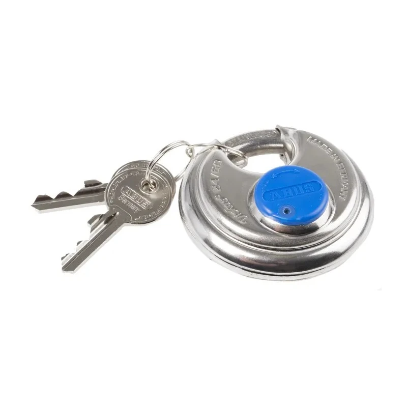ABUS Weatherproof Stainless Steel Keyed Padlock 8 mm Shackle Diameter, 13 mm Shackle Length, 60 mm Body XR0026IB 60