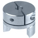 Ruland Aluminium Clamp Style Jaw Flexible Coupler 25.4 mm OD, 6 mm Bore, 11.9 mm Length Finished with No Keyway MJC25-6-A