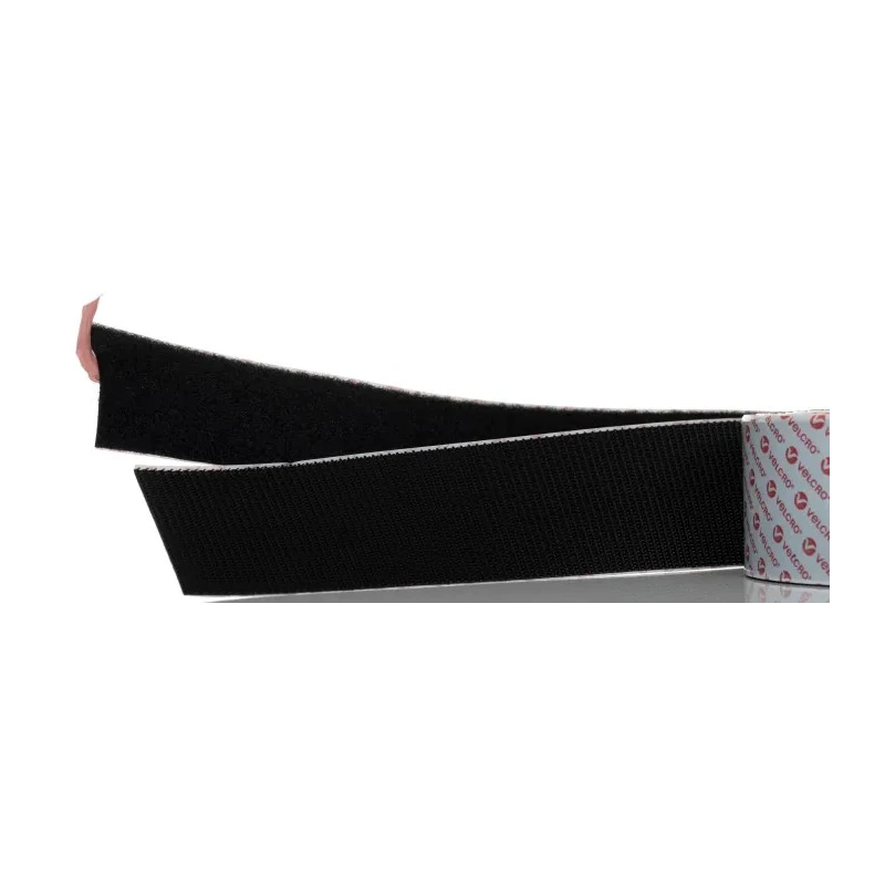 Velcro Black Heavy Duty Hook & Loop Tape 50mm Width x 5m Length Polyamide Material EC60243