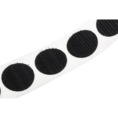 Velcro Black Self-Adhesive Hook Tape 22mm Width 5m Length Polyamide Material +90°C Max Operating Temperature EB88022330114511