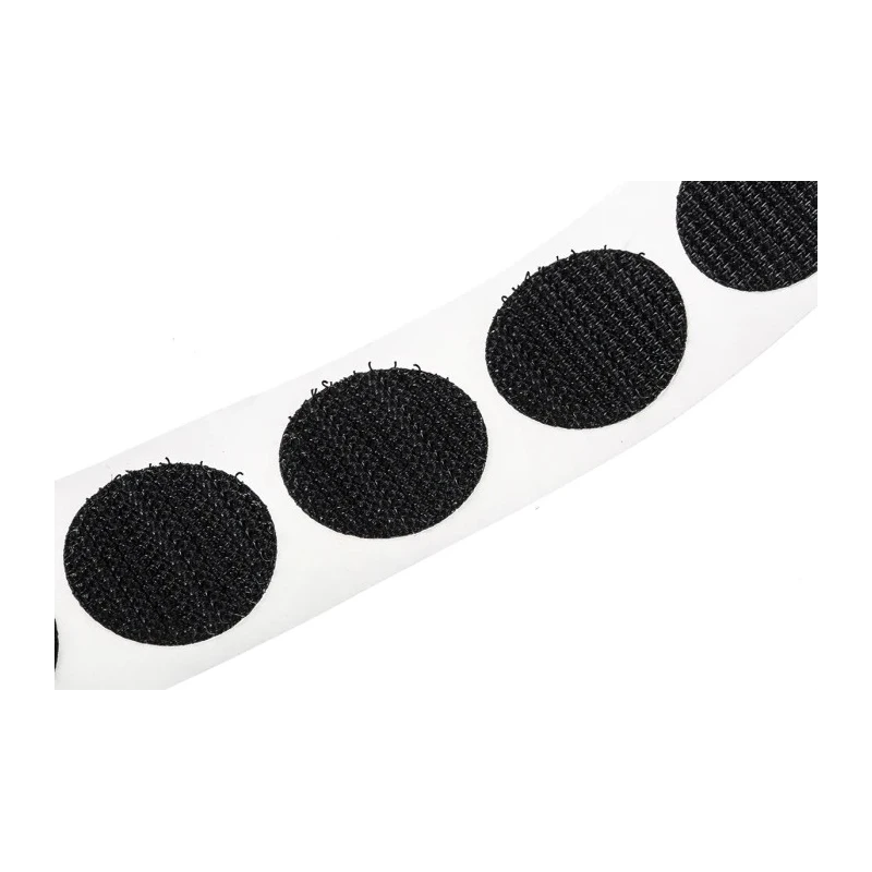 Velcro Black Self-Adhesive Hook Tape 22mm Width 5m Length Polyamide Material +90°C Max Operating Temperature EB88022330114511