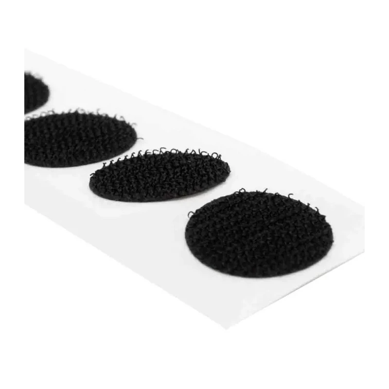 Velcro Black Self-Adhesive Hook Tape 22mm Width 5m Length Polyamide Material +90°C Max Operating Temperature EB88022330114511