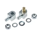 Pinet Steel Block Hinge Bolt-On Fixing 33 mm x 16 mm x 16 mm 407-7284