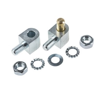 Pinet Steel Block Hinge Bolt-On Fixing 33 mm x 16 mm x 16 mm 407-7284