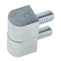 Pinet Steel Block Hinge Bolt-On Fixing 33 mm x 16 mm x 16 mm 407-7284