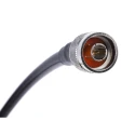 RS PRO 2 m RG213 Terminated Coaxial Cable 50 Ω Brown Fluorinated Ethylene Propylene Jacket RG213