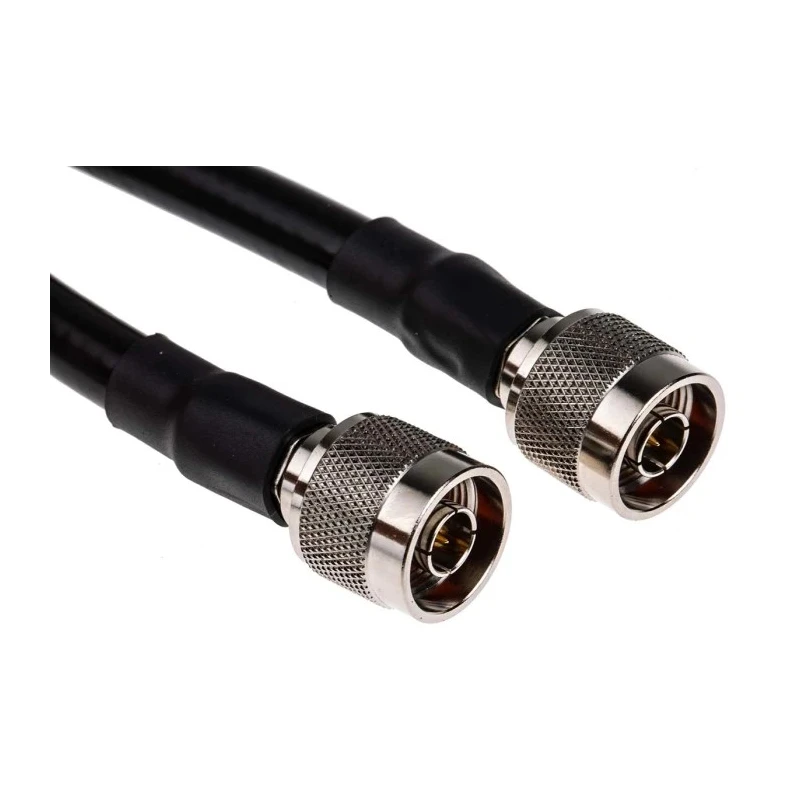 RS PRO 5 m RG213 Coaxial Cable 50 Ω Brown Fluorinated Ethylene Propylene Jacket Terminated RG213