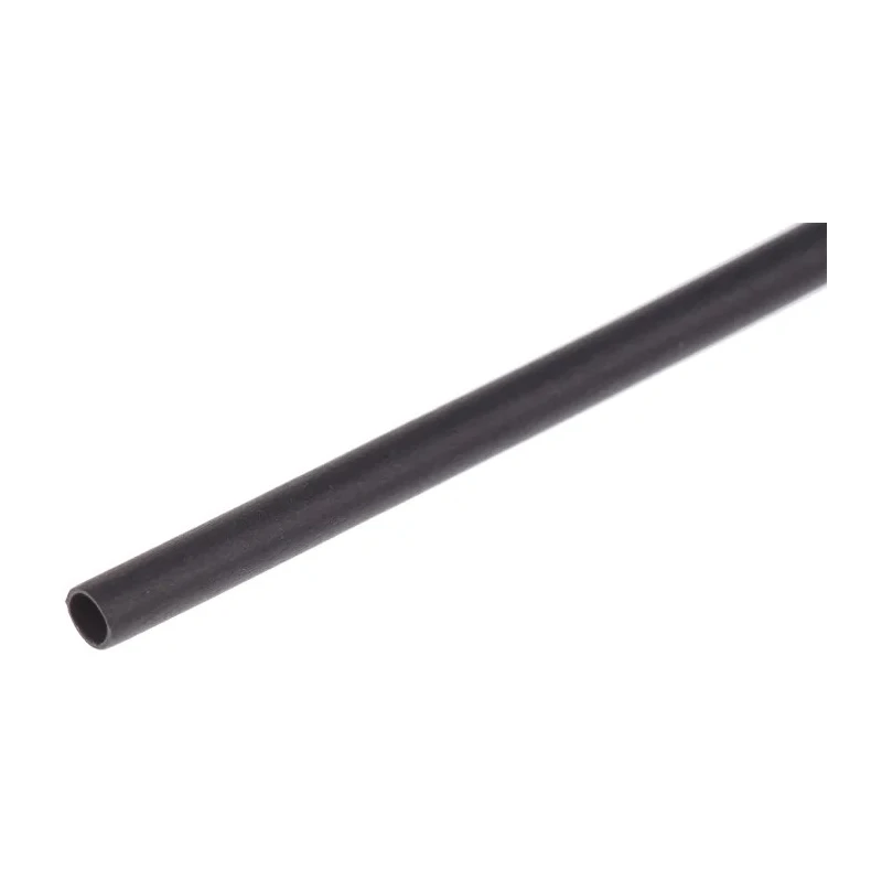 RS PRO Heat Shrink Tubing Black Polyolefin 1.6 mm Sleeve Diameter 300 mm Length 2:1 Ratio 417-7211