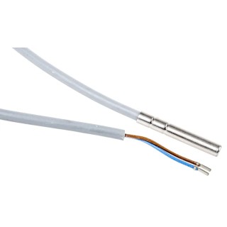 Eliwell 304 Stainless Steel NTC Thermistor Temperature Probe, -30 °C to 80 °C, 6 mm Diameter, 3 m Cable SONDE NTC PVC 3M