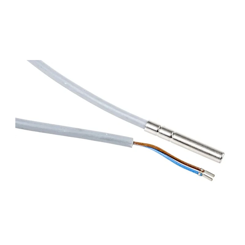 Eliwell 304 Stainless Steel NTC Thermistor Temperature Probe, -30 °C to 80 °C, 6 mm Diameter, 3 m Cable SONDE NTC PVC 3M