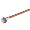 Radiall MMS Coaxial Cable 200 mm RG178 50 Ω Brown Jacket Terminated R285001021