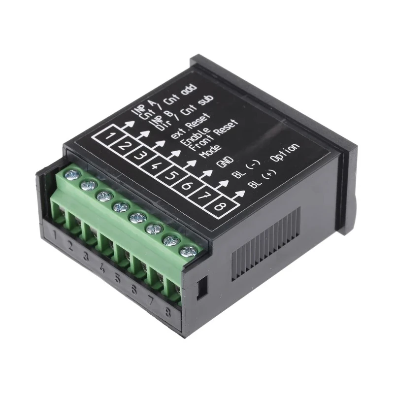 Kubler 8 Digit LCD Panel Mount Counter CODIX 131 6.131.012.851, Battery Powered, 8mm Digit Height, IP65 Rated