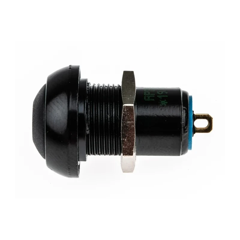 APEM IP Series Miniature Push Button Switch, Latching, Panel Mount, 13.6 mm Cutout, SPST, IP67, 250 V ac, 5A IPR1SAD2