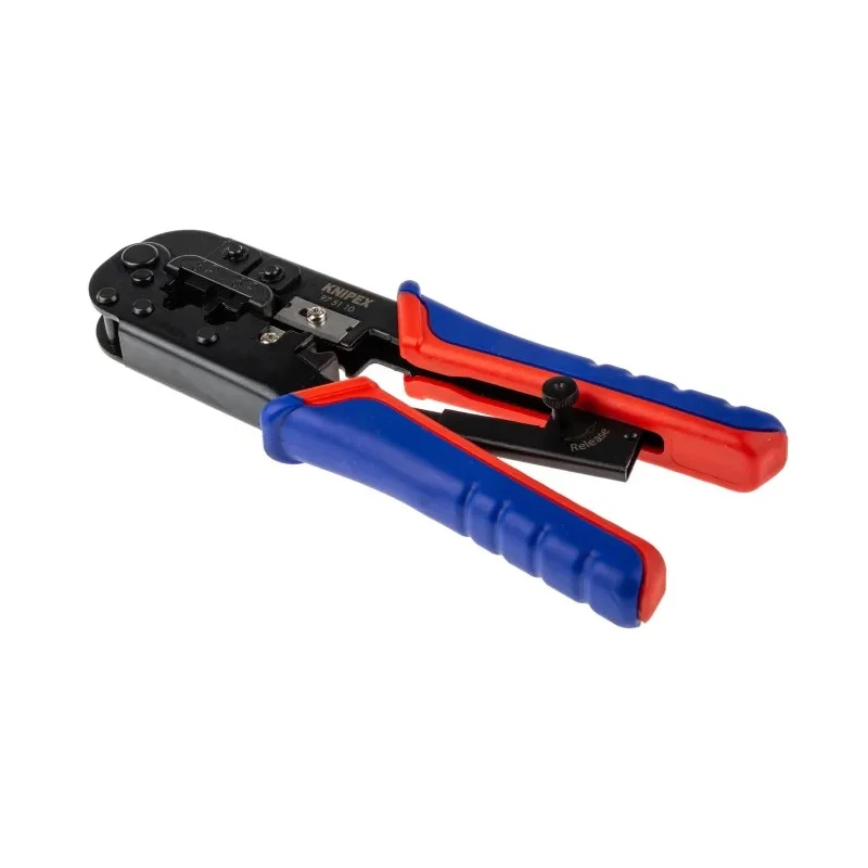Knipex Western Plug Crimp Tool for RJ11, RJ12, RJ45 Modular Plugs, 190mm Length 97 51 10