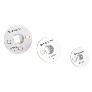 Facom Square Ratchet Adapter Socket Adapter Set 1/4 in, 3/8 in, 3/4 in D.169