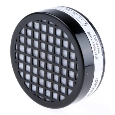 JSP Respirator Filter with Continuous Purified Air Flow, Lightweight Protective Headgear for Dust and CAU601-001-100