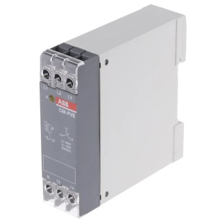 ABB Monitoring Relay, 1 and 3 Phase, SPST Contact Configuration, DIN Rail Mount, 400V Switching Voltage 1SVR550870R9400