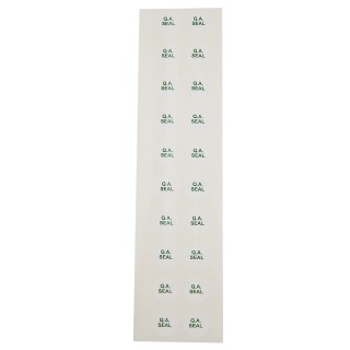 RS PRO Pre-Printed Adhesive Label QA Seal 200 Per Pack 16mm Diameter 445-4142