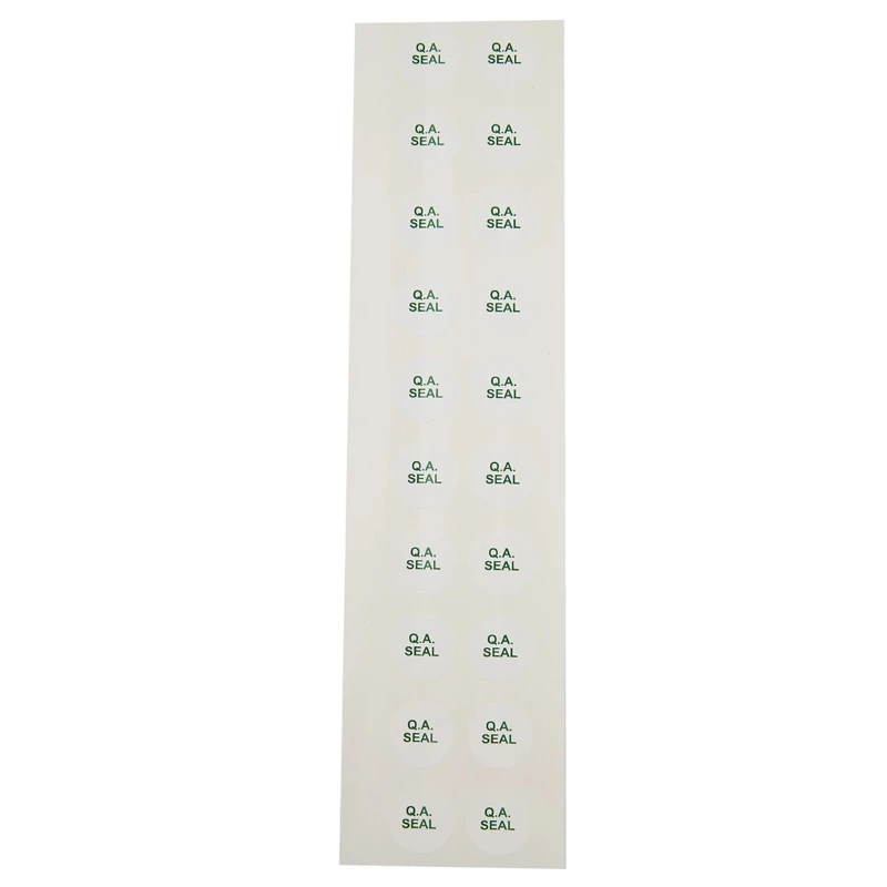 RS PRO Pre-Printed Adhesive Label QA Seal 200 Per Pack 16mm Diameter 445-4142