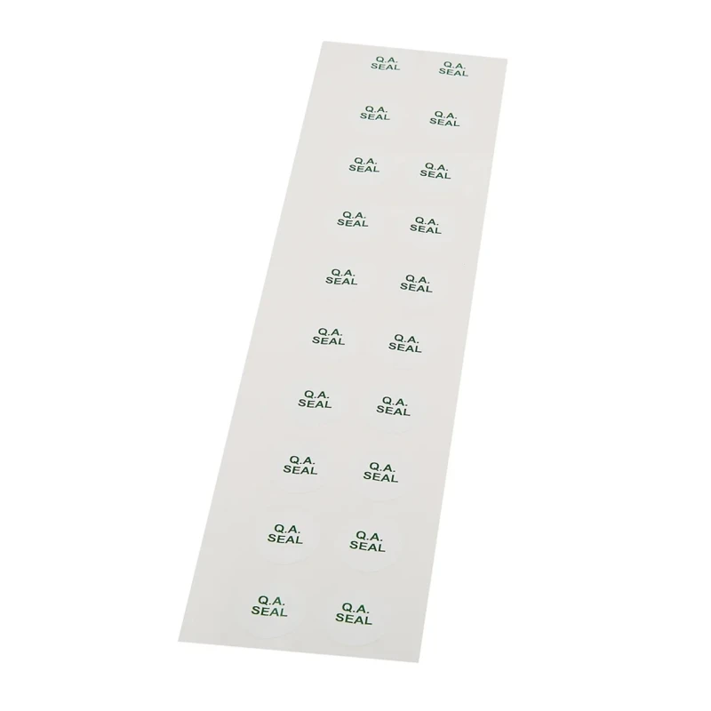 RS PRO Pre-Printed Adhesive Label QA Seal 200 Per Pack 16mm Diameter 445-4142