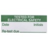 RS PRO Pre-Printed Adhesive Label TESTED for ELECTRICAL SAFETY 38mm x 15mm 140 Per Pack 450-6164