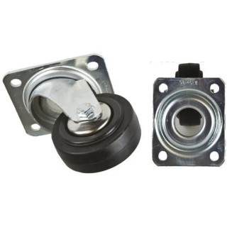Tente Industrial Swivel Castor with 80 mm Rubber Wheel, 70 kg Load Capacity 3360PVO080P62PAF