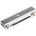 RS PRO 9 Piece Folding Imperial Hex Key Set, Hex Size 0.05 to 3/32 in, Zinc Plated Steel 451-9003