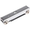 RS PRO 9 Piece Folding Imperial Hex Key Set, Hex Size 0.05 to 3/32 in, Zinc Plated Steel 451-9003