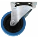 Tente Swivel Castor Wheel 100 mm Diameter, 150 kg Load Capacity, Rubber Tread, Roller Bearing 902202