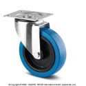 Tente Swivel Castor Wheel 100 mm Diameter, 150 kg Load Capacity, Rubber Tread, Roller Bearing 902202
