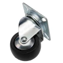 Tente Swivel Castor with 50 mm Polypropylene Wheel, 50 kg Load Capacity, Plain Bore Hub 1670UOO050P40PAF